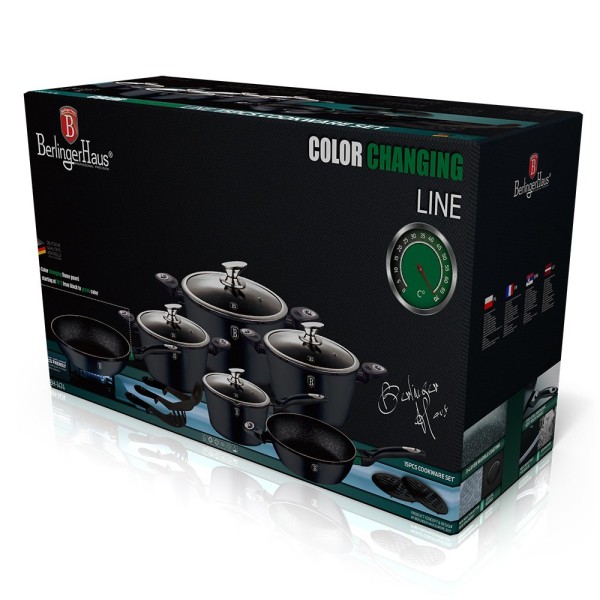 Zestaw garnków Berlinger haus BH-1474 (granitiowy)