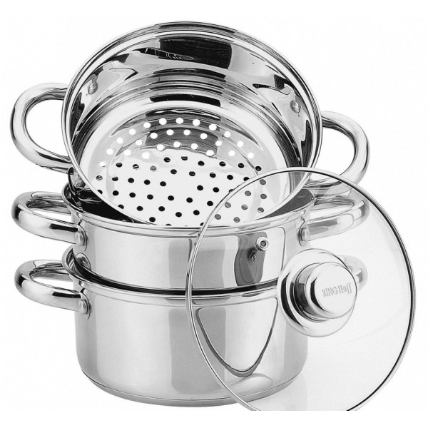 Пароварки 4 шт. / 22 см KiNGHOFF KH-3328