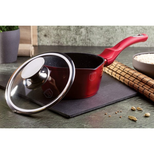 Набір горщиків BERLINGER HAUS METALLIC LINE BURGUNDY BH-6781 з 16 предметів