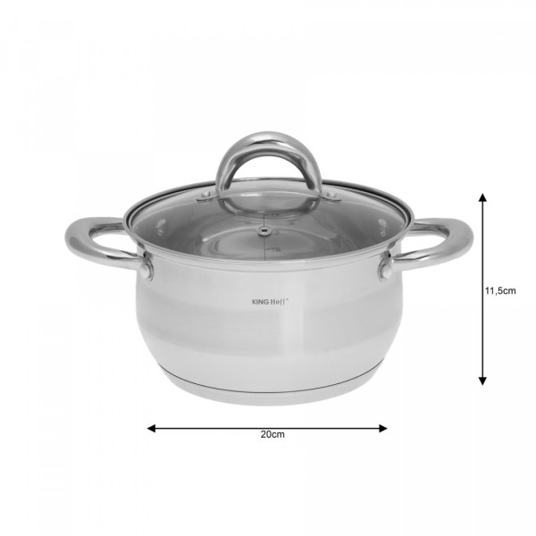 Zestaw garnków Kinghoff KH-1098 (12 elementów)