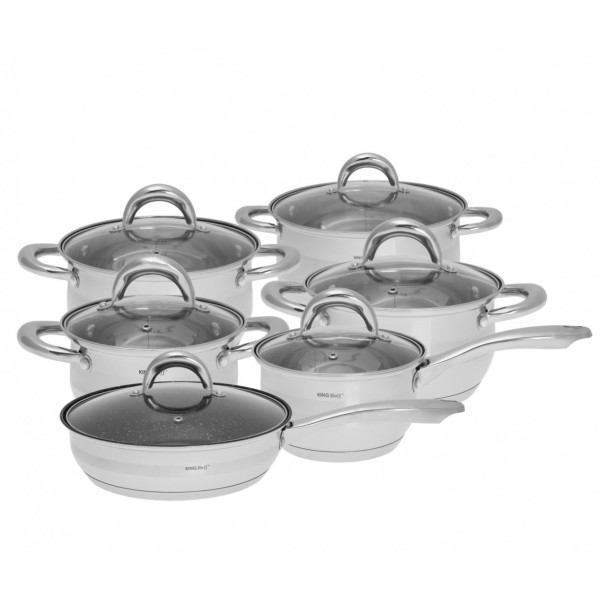 Zestaw garnków Kinghoff KH-1098 (12 elementów)