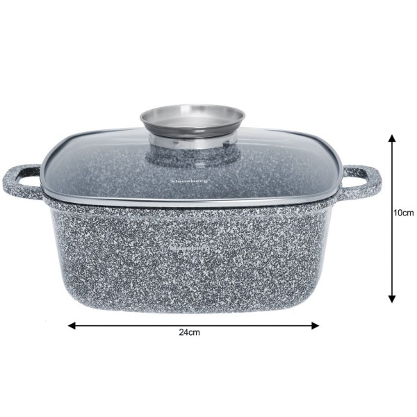 Zestaw garnków Kinghoff KB-7534 (3 elementy: 2,5/4,4/6,5 l)