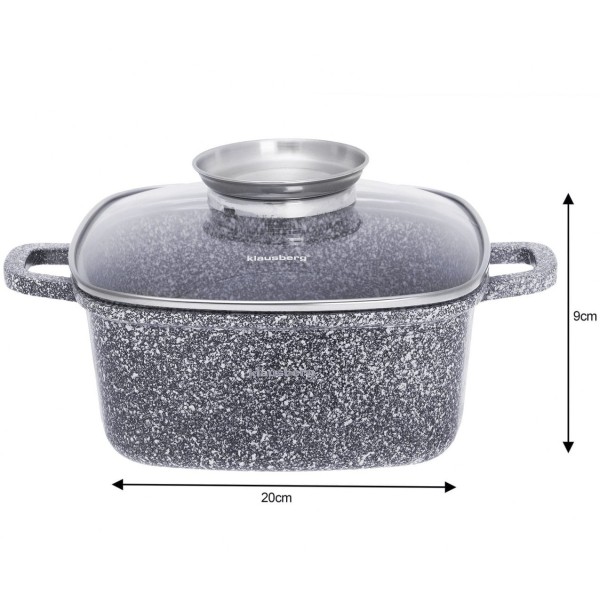 Zestaw garnków Kinghoff KB-7534 (3 elementy: 2,5/4,4/6,5 l)