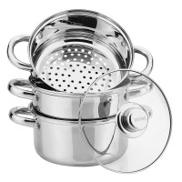 Zestaw garnków do gotowania na parze Kinghoff KH-3316 (4 elementy)