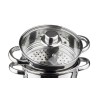 Garnki do gotowania na parze Kinghoff KH-3319 (4 elementy 24 cm)