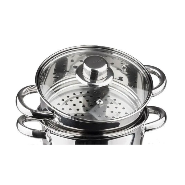 Garnki do gotowania na parze Kinghoff KH-3319 (4 elementy 24 cm)