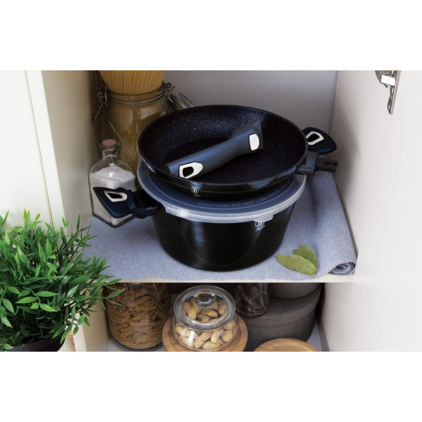 Набір посуду BERLINGER HAUS METALLIC AQUAMARIN BH-7183, 22 предмети