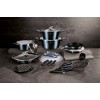 Набір посуду BERLINGER HAUS METALLIC AQUAMARIN BH-7183, 22 предмети