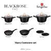 Набір посуду BerlingerHaus Black Rose BH-8168, 10 предметів
