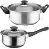Zestaw garnków kuchennych RETOO 11 el. (gaz i indukcja)