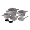 Набір каструль та сковорідок BerlingerHaus BH-8110 Taupe Collection з 10 предметів