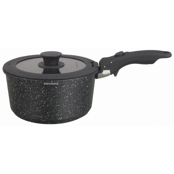 Набір посуду KLAUSBERG KB-7858 з мармуровим антипригарним покриттям, 5 предметів