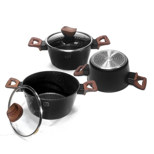 ГОРЩИКИ BERLINGER HAUS EBONY ROSEWOOD 15 ELE BH-1537