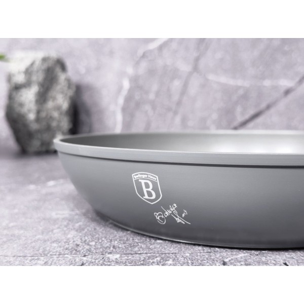 НАБІР КАСТРУЛІ ТА СКОВОРОДИ 24 СМ З ТИТАНОВИМ ПОКРИТТЯМ BERLINGER HAUS ASPEN BH-7079