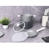 НАБІР КАСТРУЛІ ТА СКОВОРОДИ 24 СМ З ТИТАНОВИМ ПОКРИТТЯМ BERLINGER HAUS ASPEN BH-7079