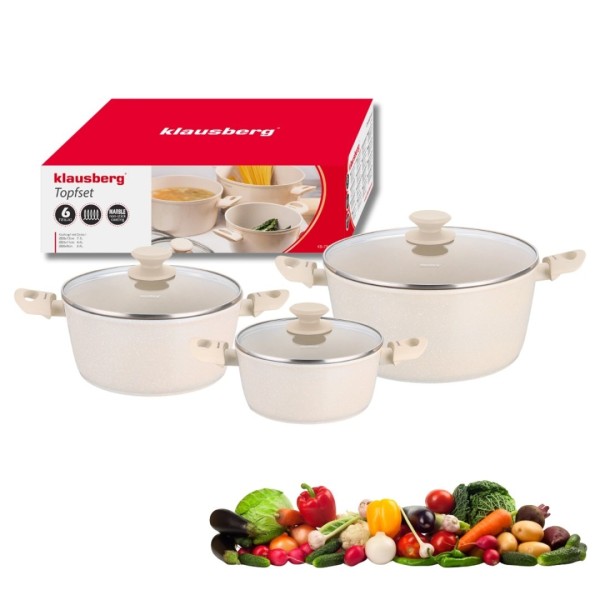 Zestaw garnków Klausberg KB-7961 (6 elementów)