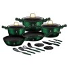 Zestaw garnków Berlinger haus EMERALD BH-7043 (17 elementów)