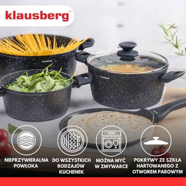 Zestaw garnków Klausberg KB-7962 (7 elementów)