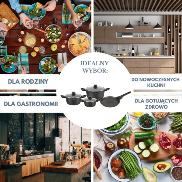 Zestaw garnków Klausberg KB-7962 (7 elementów)