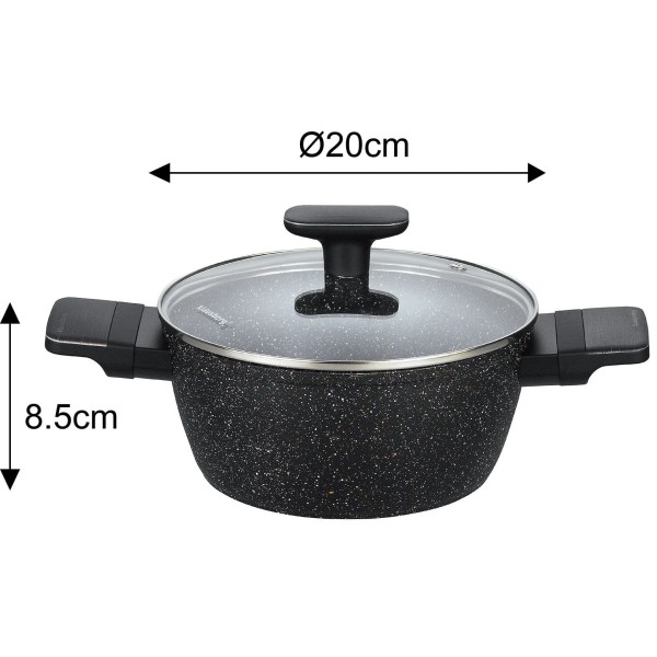 Набір посуду KLAUSBERG KB-7830 з антипригарним покриттям Magnum, 12 предметів