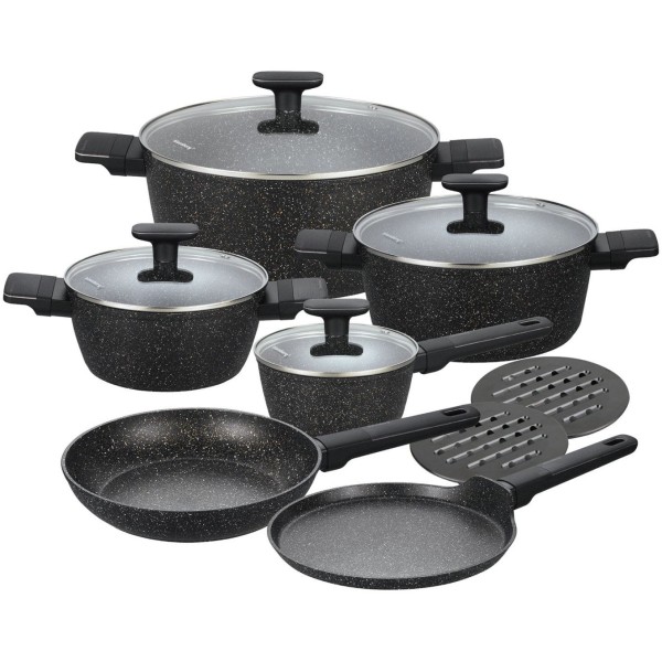 Набір посуду KLAUSBERG KB-7830 з антипригарним покриттям Magnum, 12 предметів