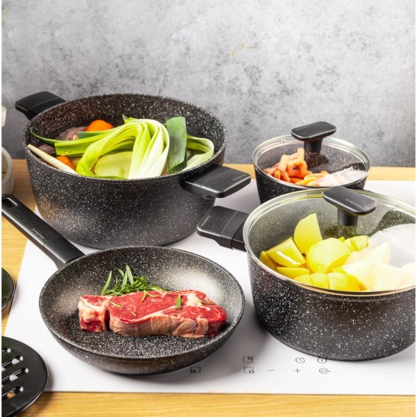 Набір посуду KLAUSBERG KB-7830 з антипригарним покриттям Magnum, 12 предметів