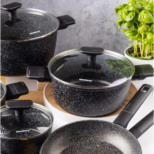 Набір посуду KLAUSBERG KB-7830 з антипригарним покриттям Magnum, 12 предметів