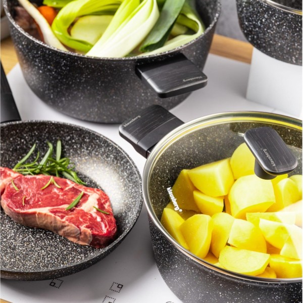 Набір посуду KLAUSBERG KB-7830 з антипригарним покриттям Magnum, 12 предметів