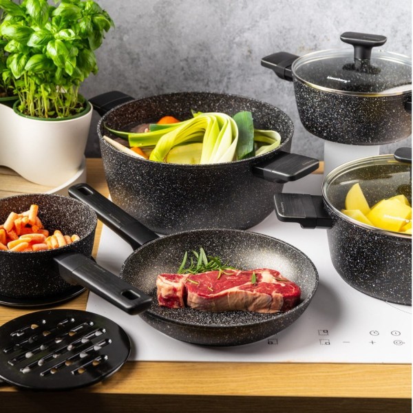 Набір посуду KLAUSBERG KB-7830 з антипригарним покриттям Magnum, 12 предметів