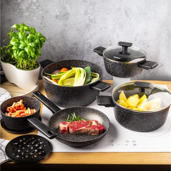 Набір посуду KLAUSBERG KB-7830 з антипригарним покриттям Magnum, 12 предметів