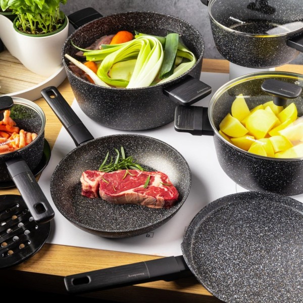 Набір посуду KLAUSBERG KB-7830 з антипригарним покриттям Magnum, 12 предметів