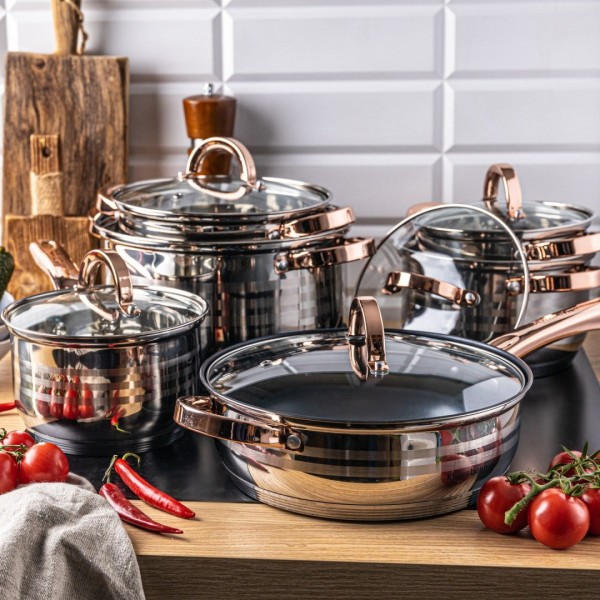 Zestaw garnków Klausberg KB-7700 (12 elementów)
