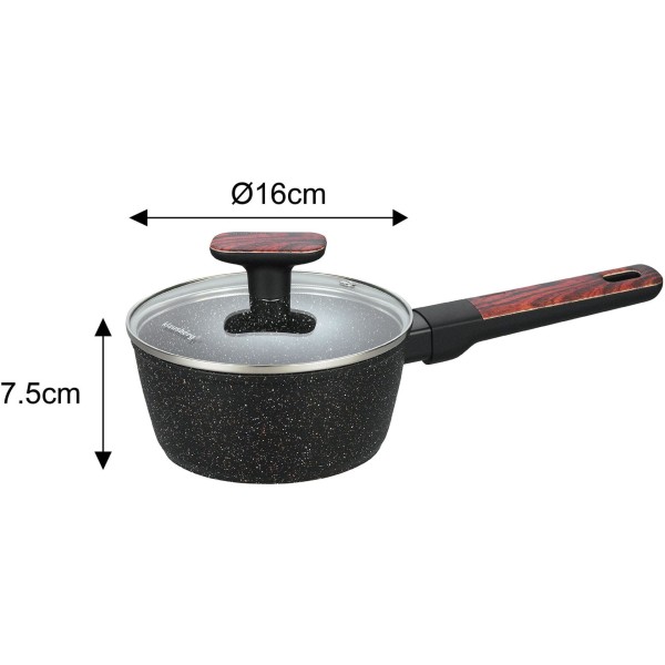 Набір посуду KLAUSBERG KB-7831 з антипригарним покриттям Magnum, 12 предметів