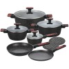 Набір посуду KLAUSBERG KB-7831 з антипригарним покриттям Magnum, 12 предметів