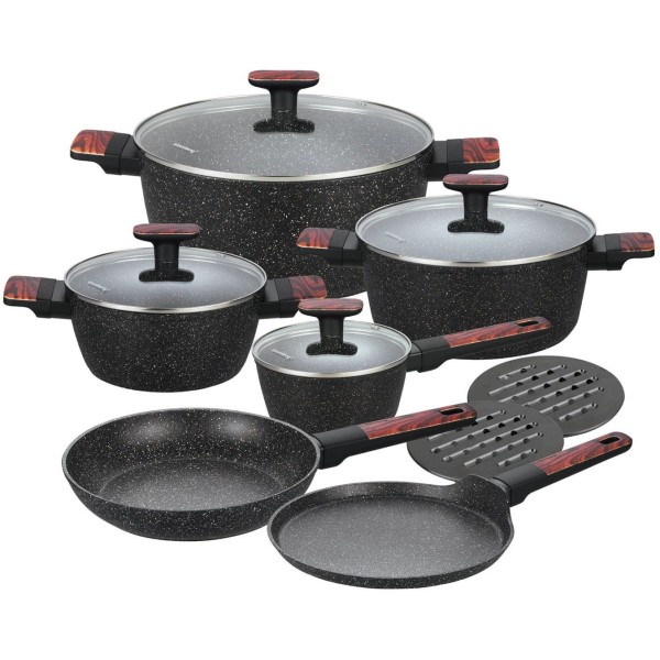 Набір посуду KLAUSBERG KB-7831 з антипригарним покриттям Magnum, 12 предметів
