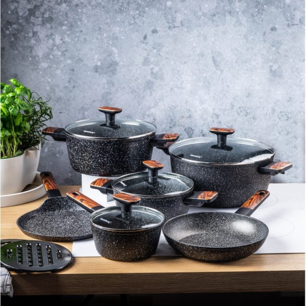 Набір посуду KLAUSBERG KB-7831 з антипригарним покриттям Magnum, 12 предметів
