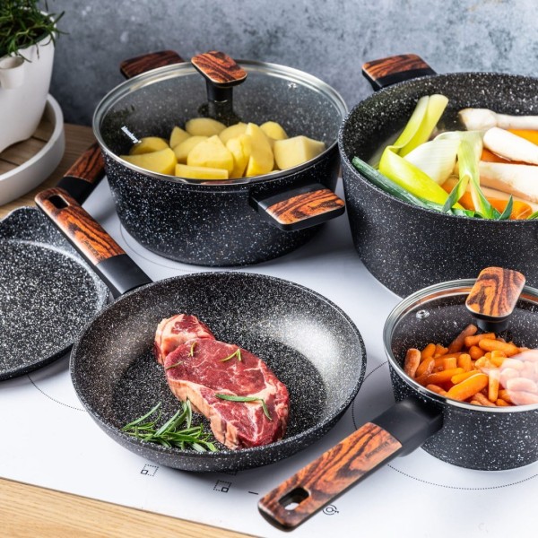 Набір посуду KLAUSBERG KB-7831 з антипригарним покриттям Magnum, 12 предметів