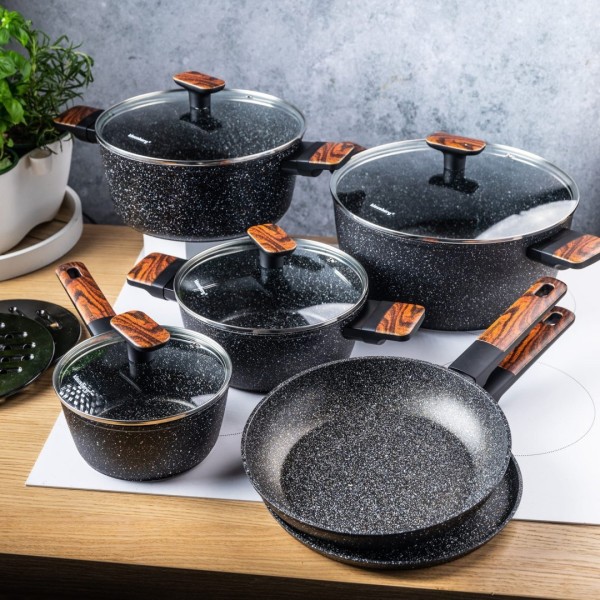 Набір посуду KLAUSBERG KB-7831 з антипригарним покриттям Magnum, 12 предметів