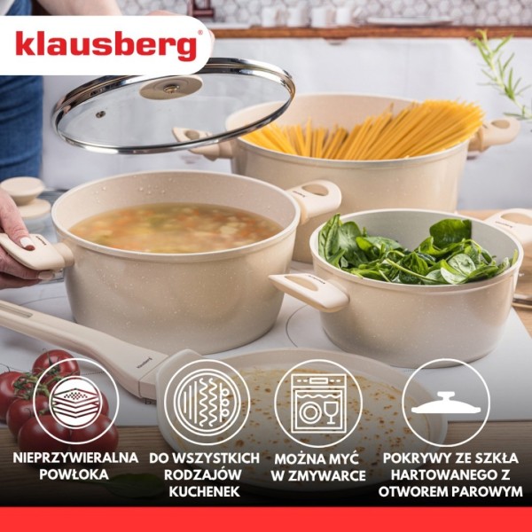 Zestaw garnków Klausberg KB-7963 (7 elementów)
