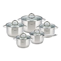 Срібні горщики KiNGHOFF 10 ELEKS KH-4449