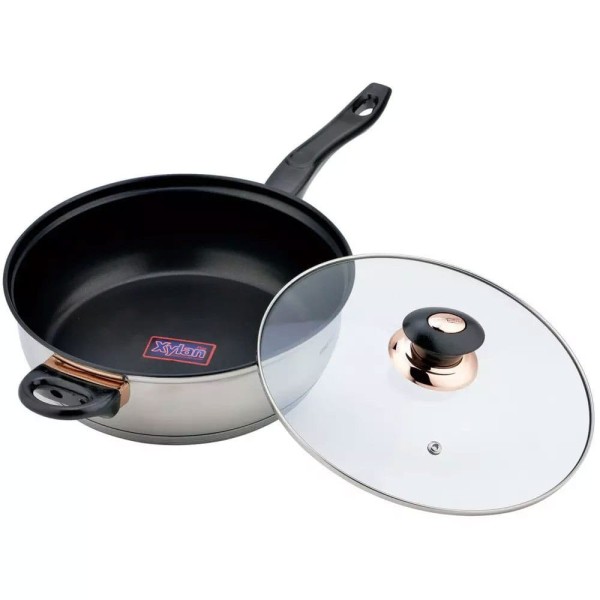 Набір сталевого посуду KINGHOFF KH-1767 кольору ROSEGOLD, 12 предметів