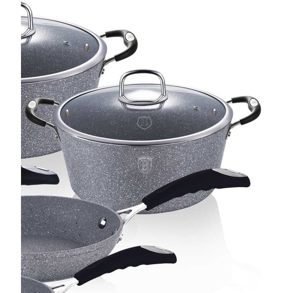 Zestaw garnków Berlinger haus BH-6196 (stone touch)