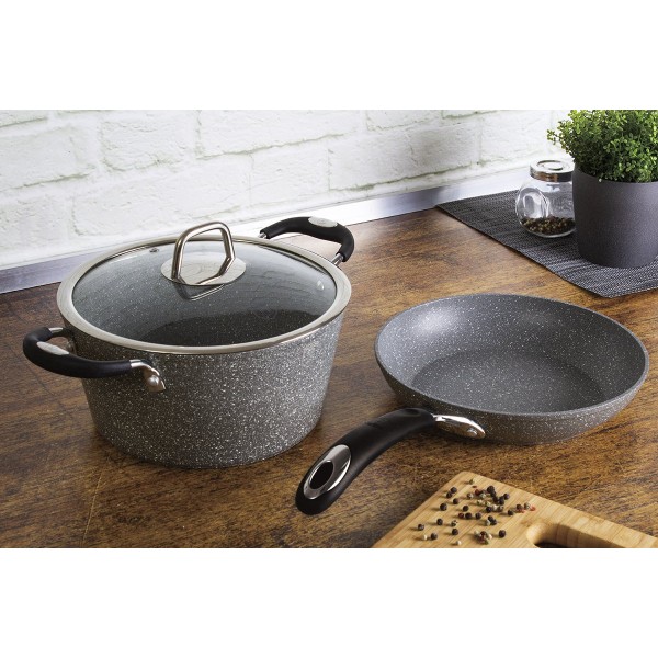 Zestaw garnków Berlinger haus BH-6196 (stone touch)