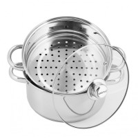 Каструлі для пароварки 5.0л 24см 3шт KiNGHOFF KH-3318