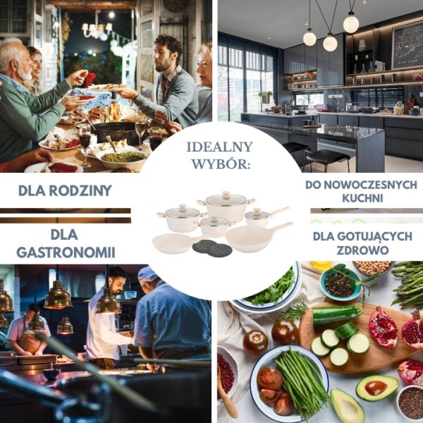 Набір з 12 мармурових посуду KLAUSBERG KB-7959