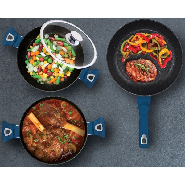 BERLINGER HAUS 17 ELE METALLIC АКВАМАРИНОВІ ГОРЩИКИ BH-6164