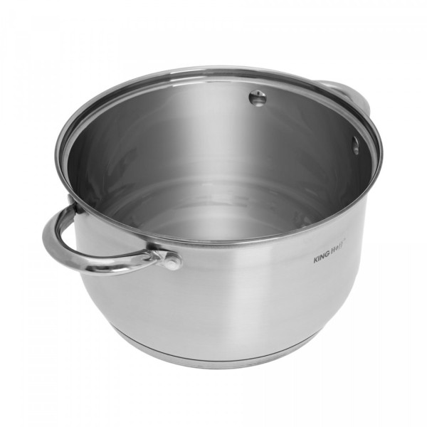 СКЛЯНЦІ KiNGHOFF JUMBO SILVER 12 ШТУК KH-4450