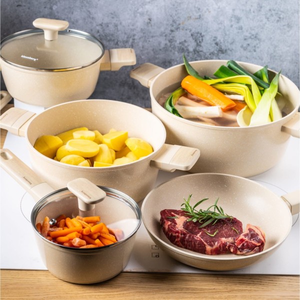 Набір посуду KLAUSBERG KB-7833 з антипригарним покриттям Magnum, 12 предметів