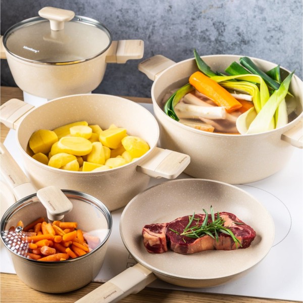 Набір посуду KLAUSBERG KB-7833 з антипригарним покриттям Magnum, 12 предметів