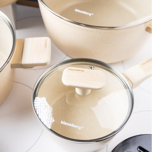 Набір посуду KLAUSBERG KB-7833 з антипригарним покриттям Magnum, 12 предметів